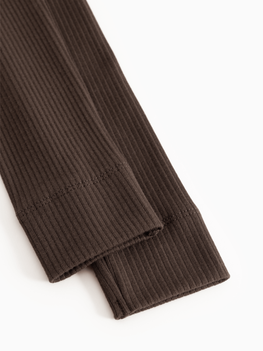 Marmar Copenhagen – Leggings – Rib – Dark Roast - Billede 3