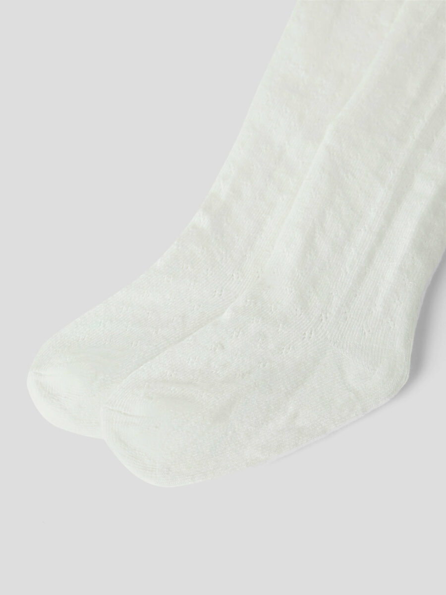 Lil’ Atelier – Strømpebuks – Ilso Pointelle – Coconut Milk - Billede 3