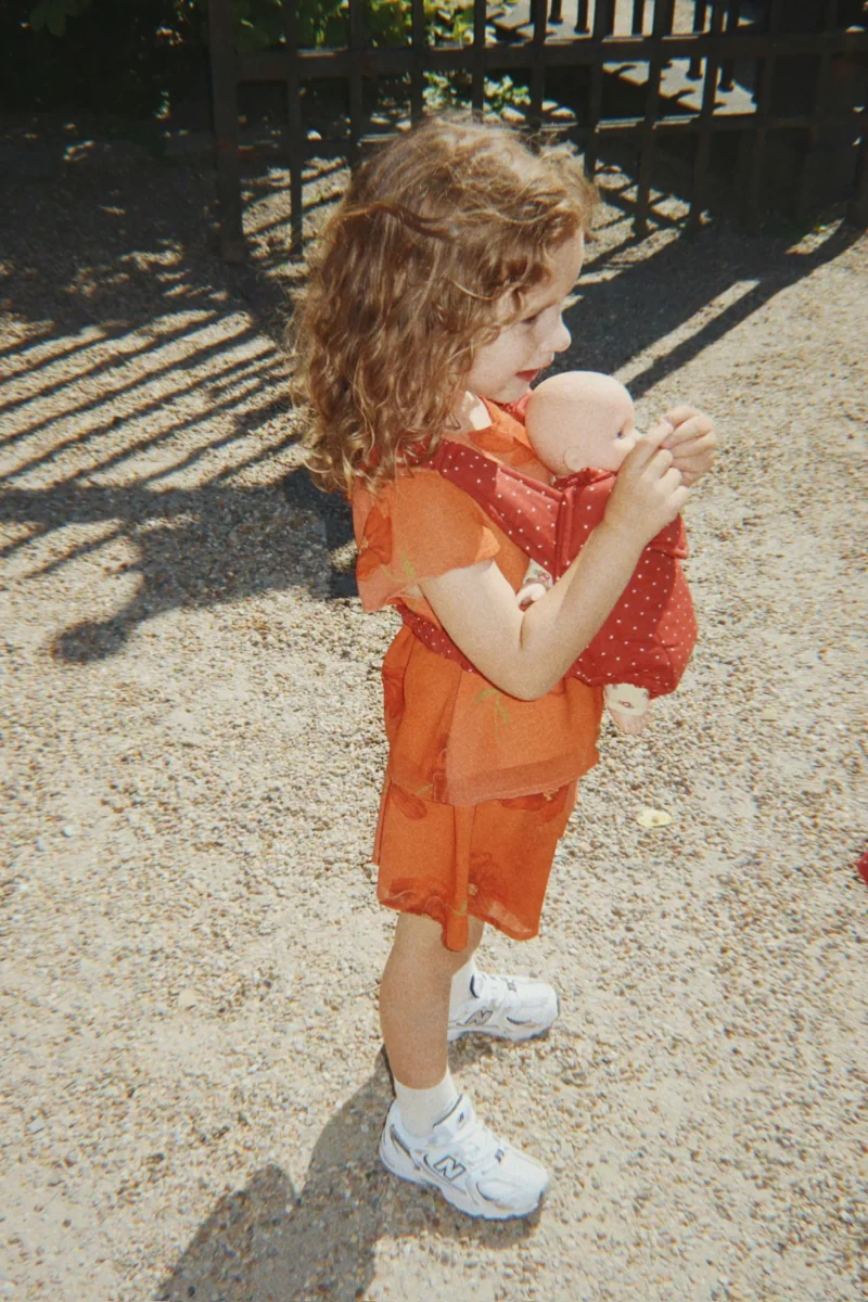 DOLL CARRIER - fraise dot - Billede 5
