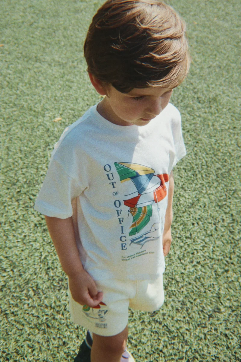 FAMO T SHIRT - antique white - Billede 5