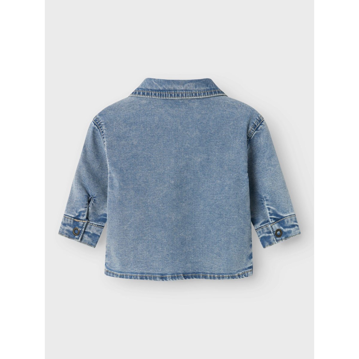 Name It – Skjorte – Knud – Medium Blue Denim - Billede 3