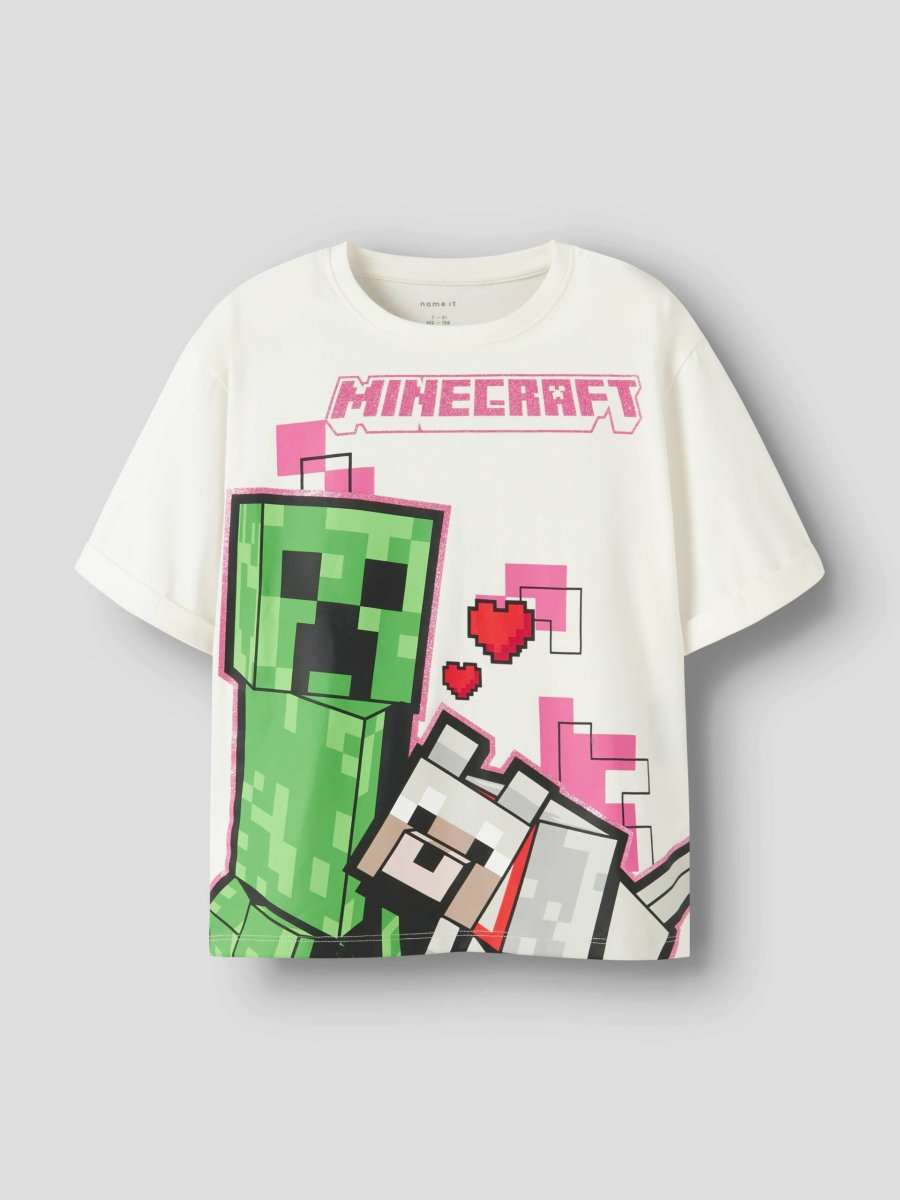 Name It – T-shirt – Jyra Minecraft – Cloud Dancer - Billede 2