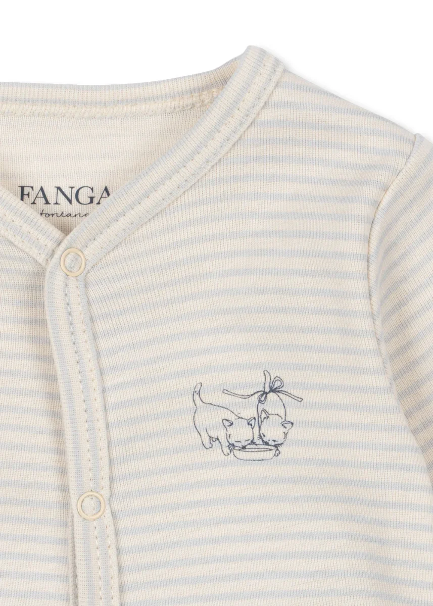 Fio heldragt - tea stripe gray dawn - Billede 4