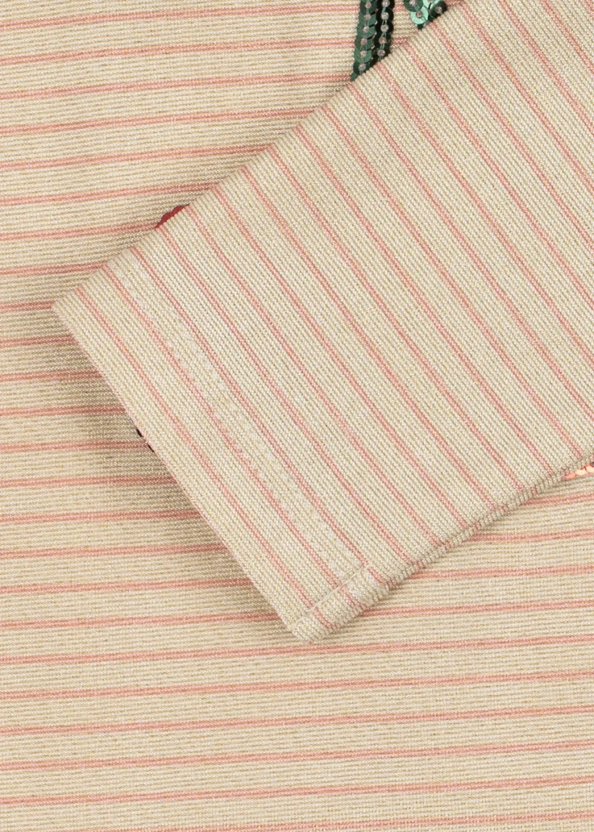 Jade Langærmet Badedragt - rose stripe - Billede 8