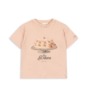 La Glace x ks kid tee - cameo rose
