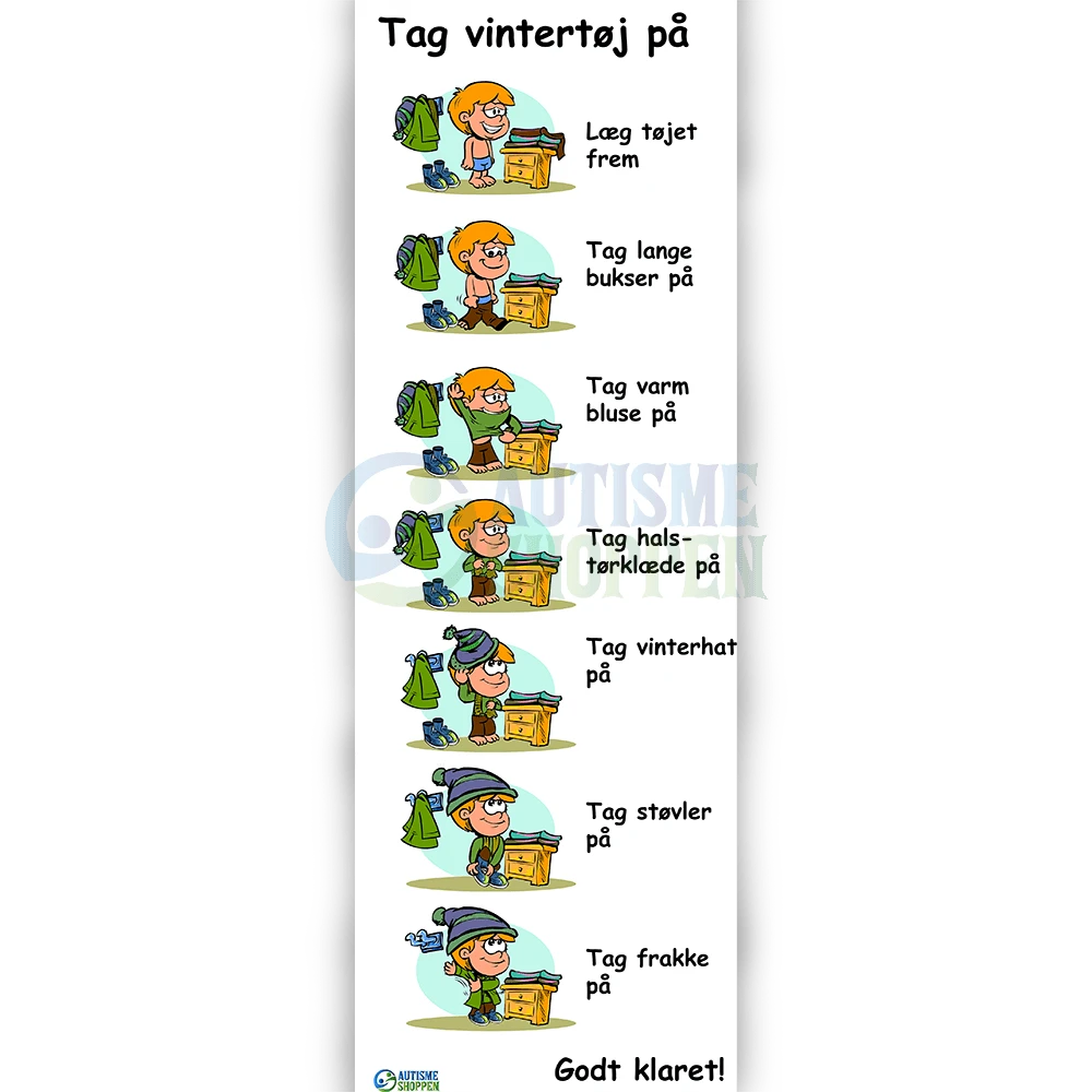 Træningspiktogrammer, dreng, 6 stk. værdipakke - Billede 6