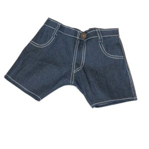 Denim bukser til stor bamse