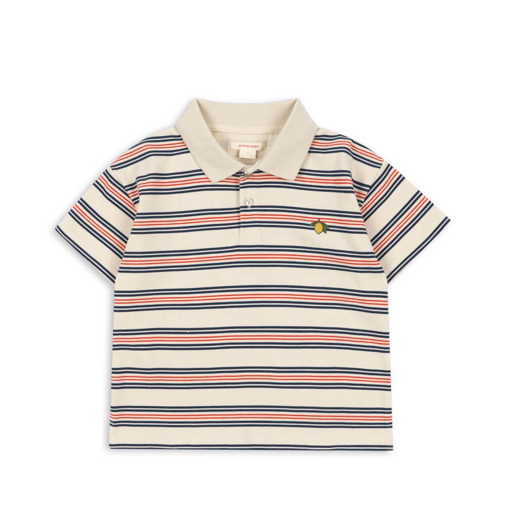 Konges Sløjd – T-shirt – Spotty Polo – Stripe Stripe - Billede 2